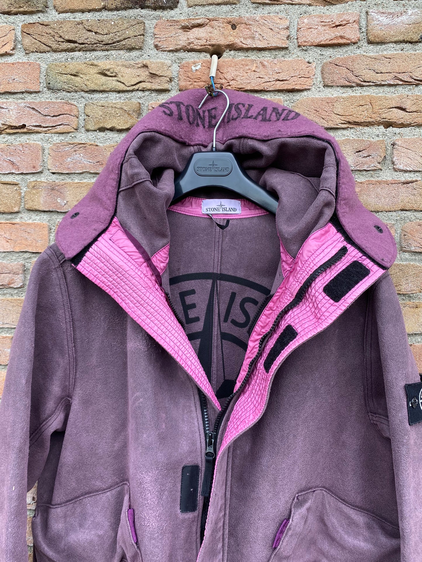 Stone Island Man Made Suede Jacke - L