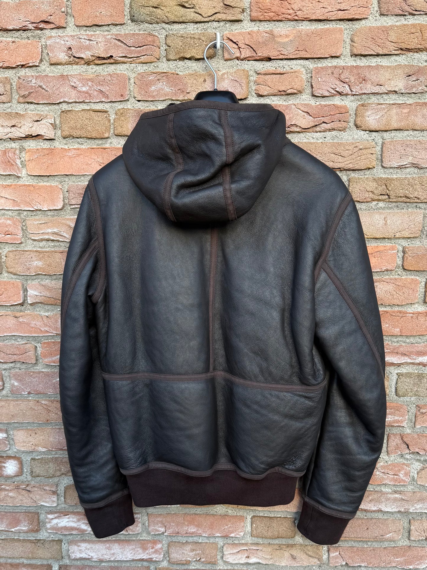 Stone Island Coloured Sheepskin Leather Jacket - L
