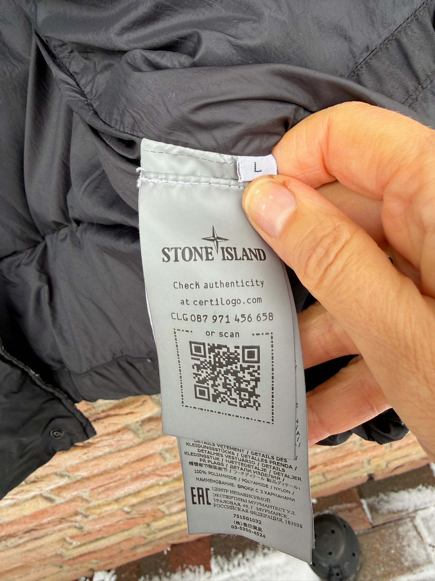 Stone Island Naslan Light Watro Down-TC Gilet - L