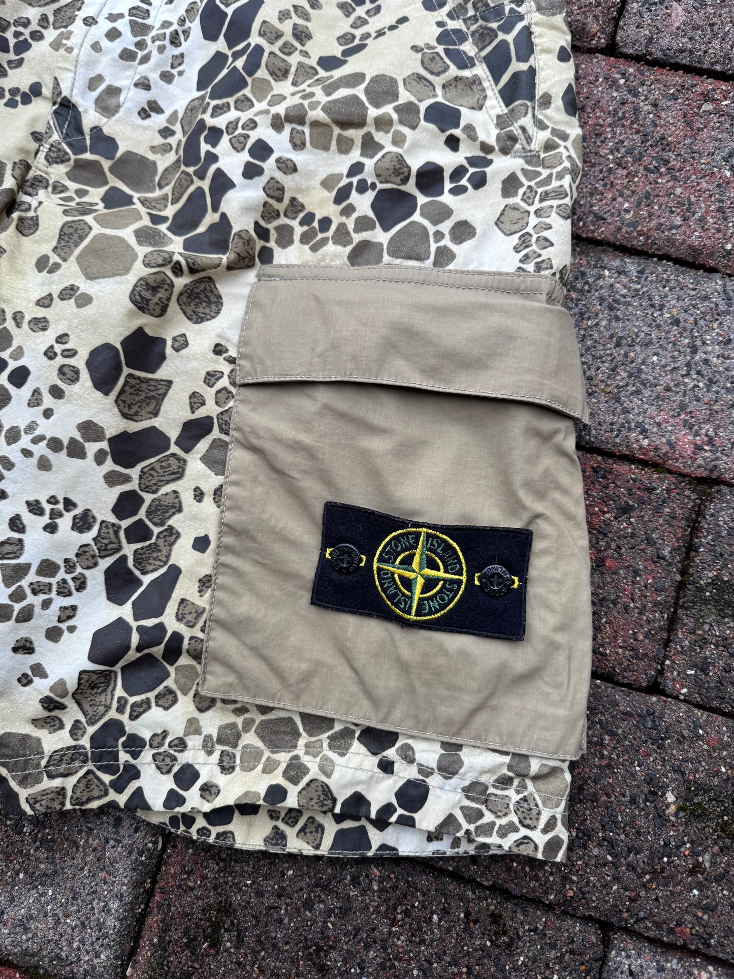 Stone Island Alligator Camo Cargo Shorts - W31