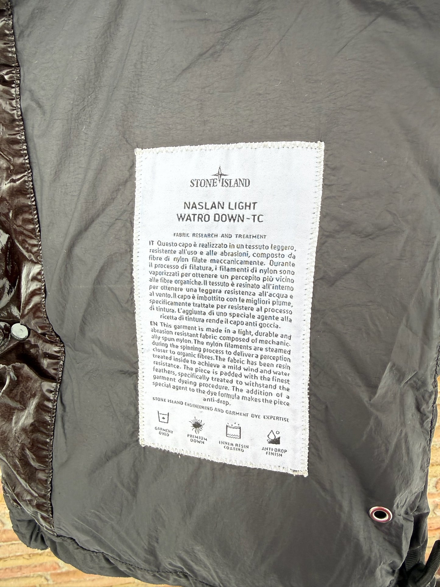 Stone Island Naslan Light Watro Down-TC Gilet - L