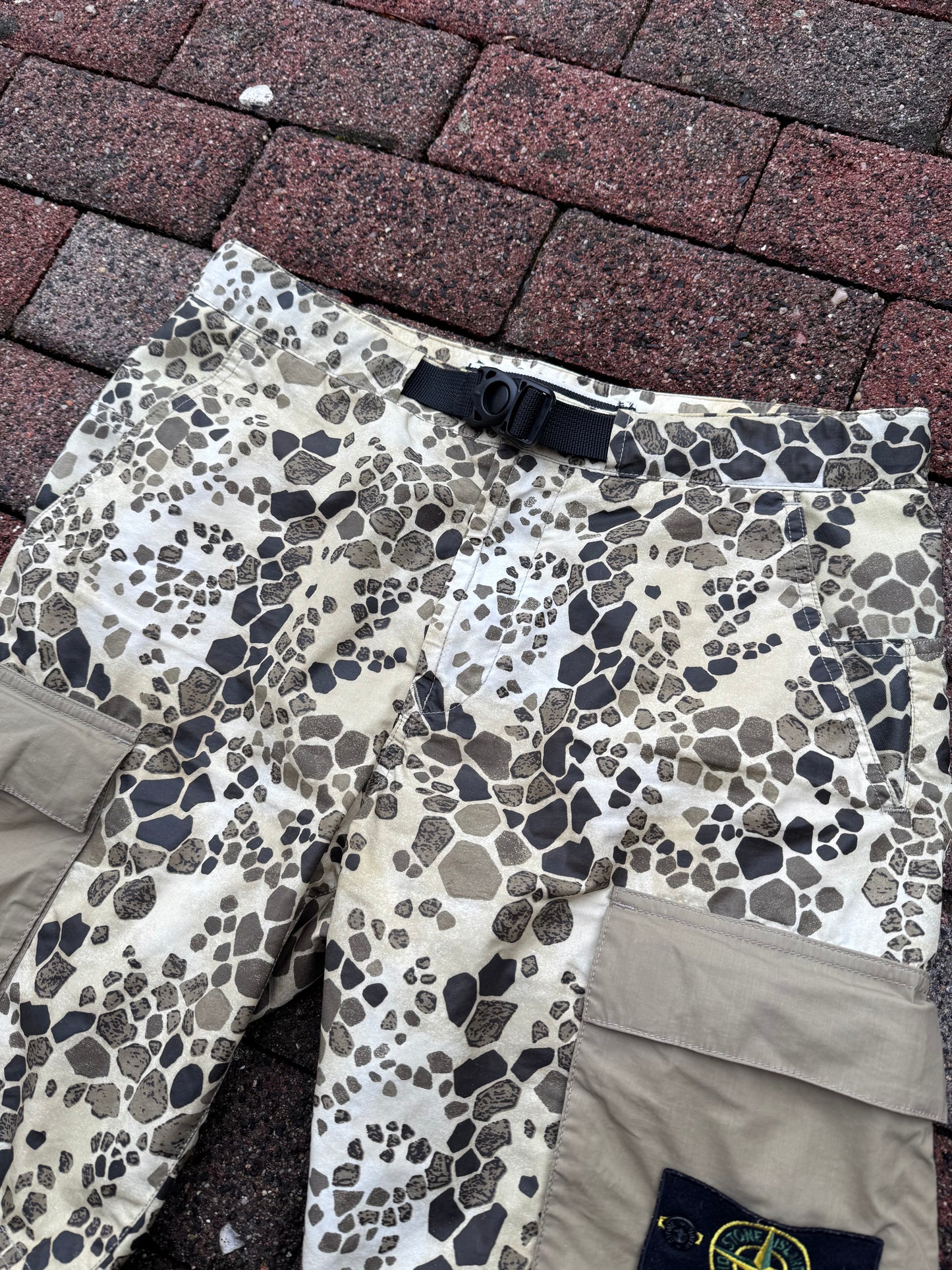 Stone Island Alligator Camo Cargo Shorts - W31