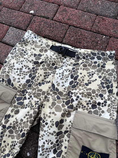 Stone Island Alligator Camo Cargo Shorts - W31