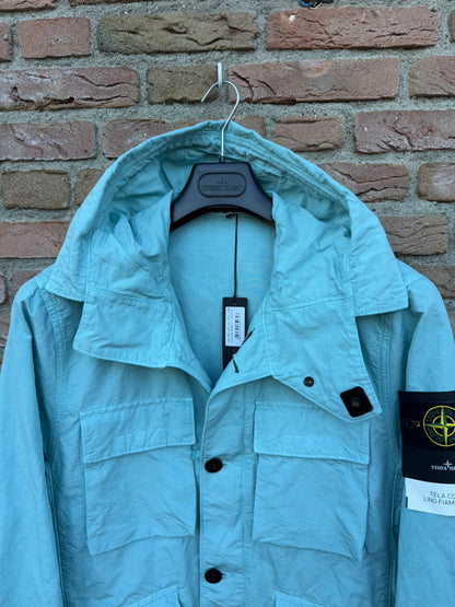 Stone Island Tela Cotone Lino Fiammato-TC Jacket - L