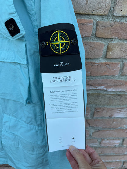 Stone Island Tela Cotone Lino Fiammato-TC Jacket - L