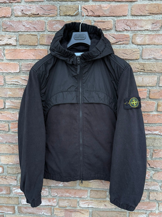 Stone Island Garment Dyed Crinkle Reps NY + Jersey 250 Jacket - M