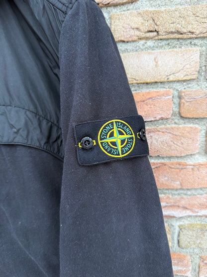 Stone Island Garment Dyed Crinkle Reps NY + Jersey 250 Jacket - M