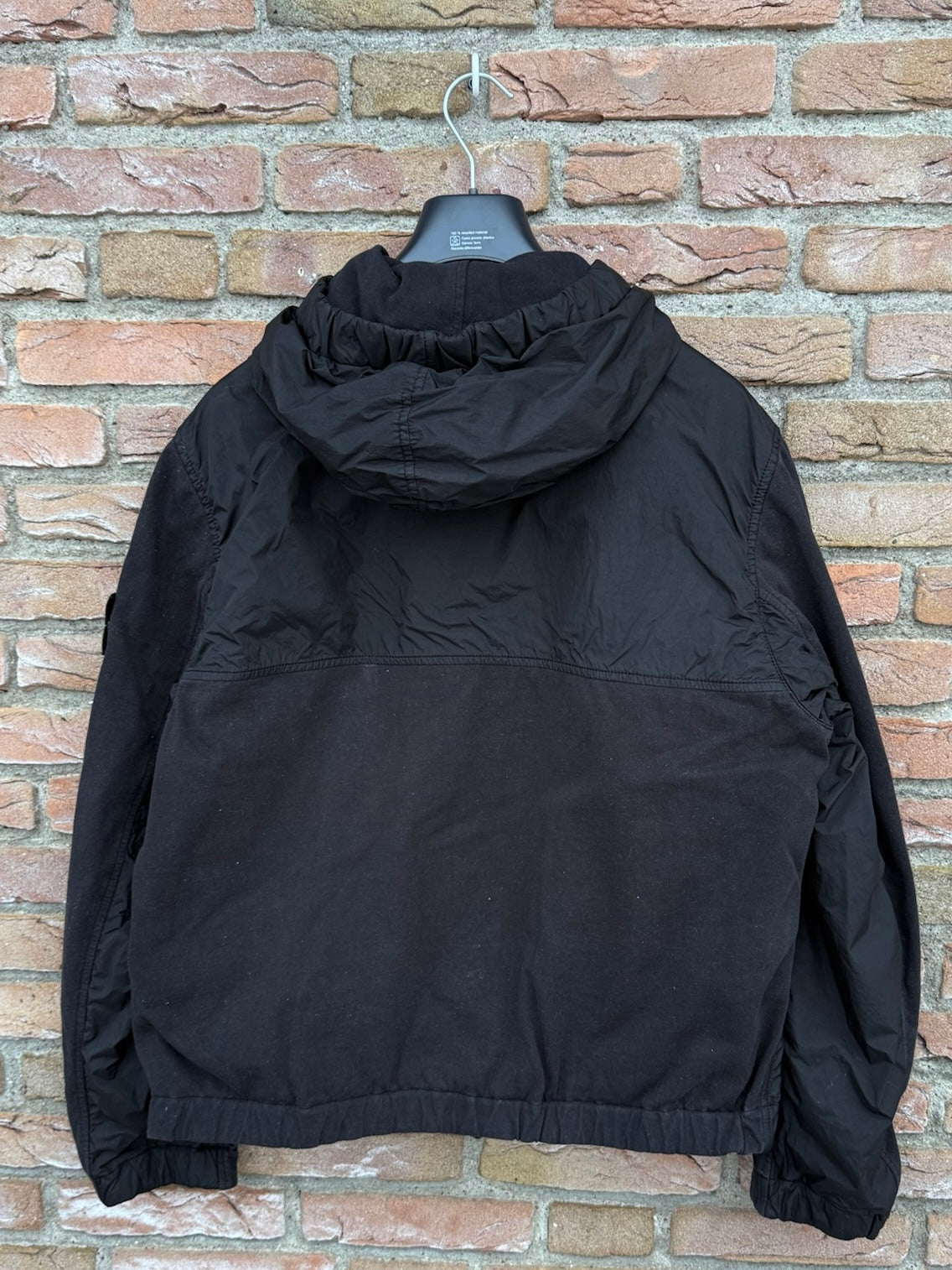 Stone Island Garment Dyed Crinkle Reps NY + Jersey 250 Jacket - M