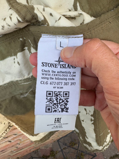 Stone Island Hand Corrosion on Raso Jacket - L