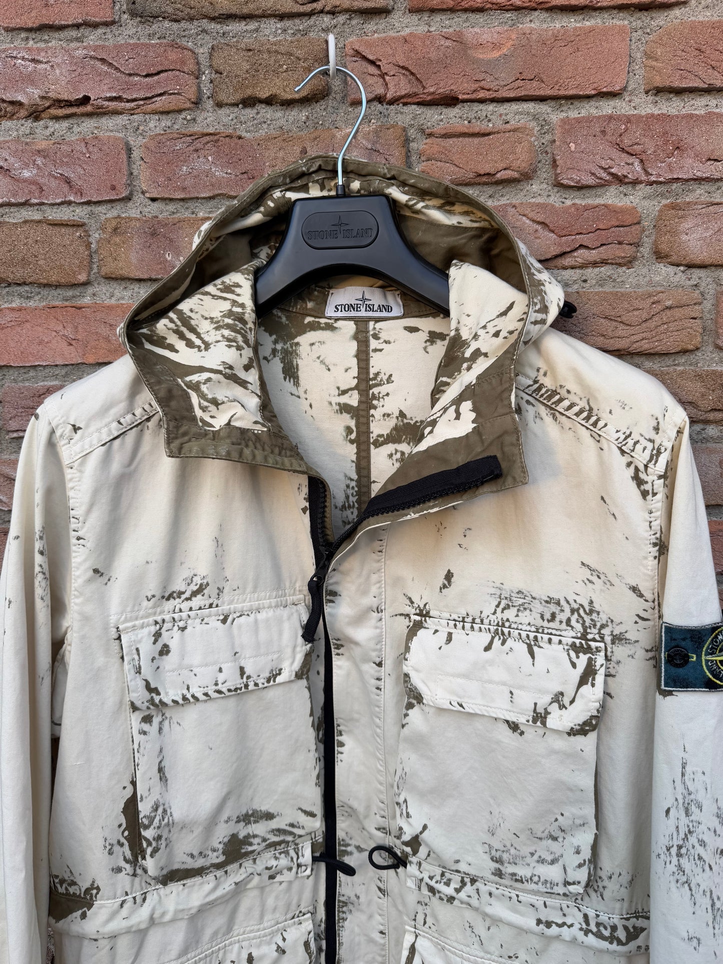 Stone Island Hand Corrosion on Raso Jacket - L