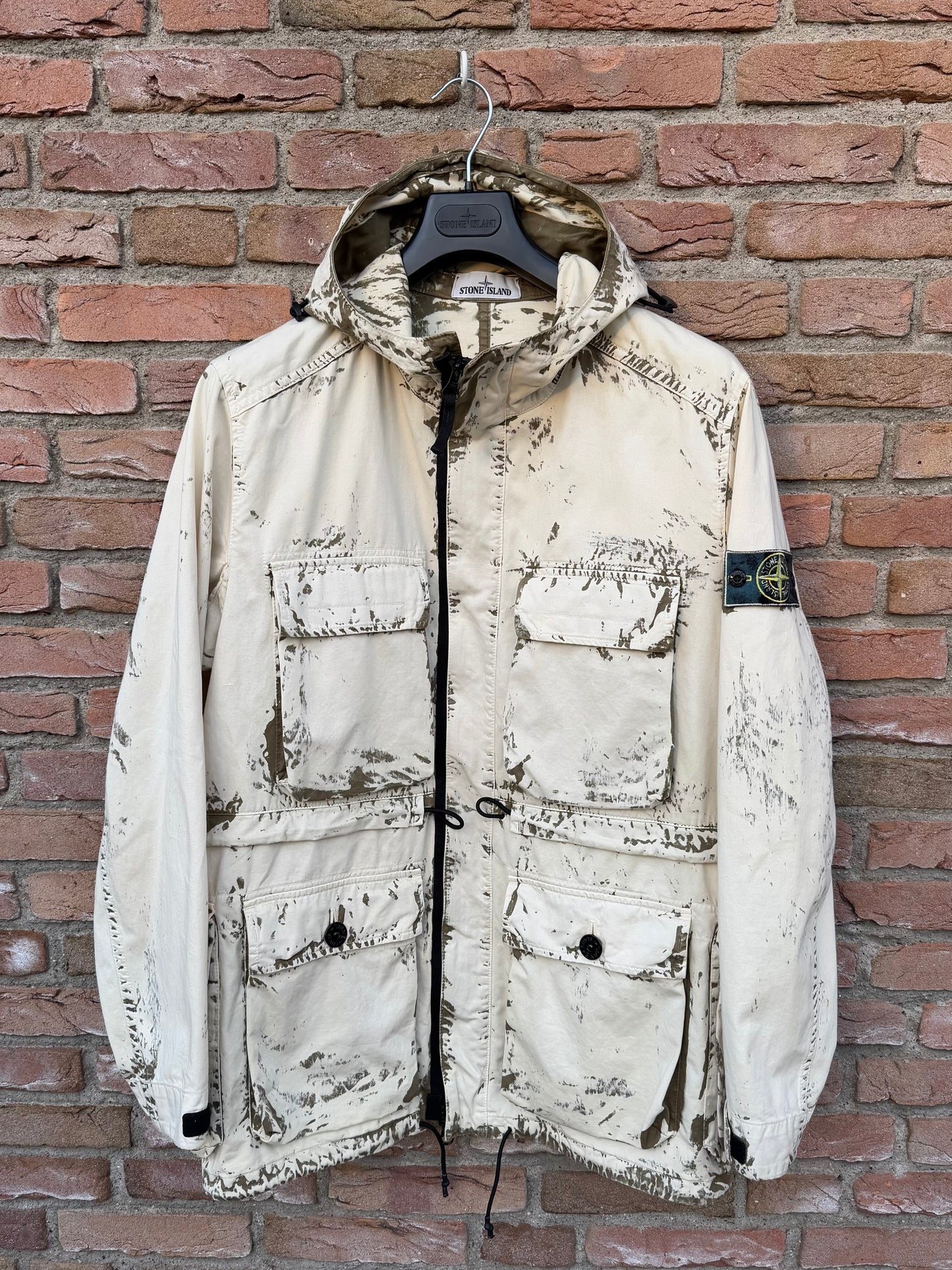 Stone Island Hand Corrosion on Raso Jacket - L