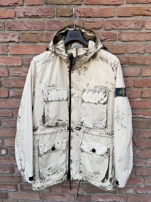 Stone Island Hand Corrosion on Raso Jacket - L