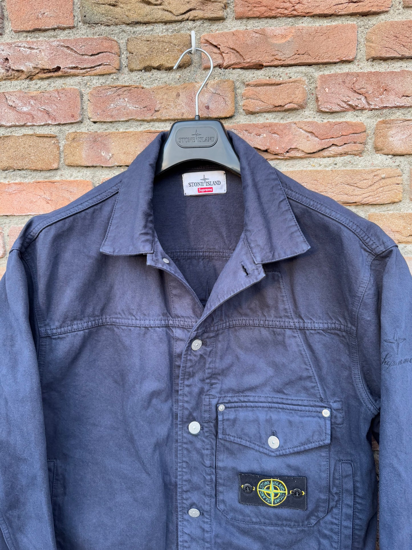 Stone Island x Supreme Bull Denim-TC Jacket - M