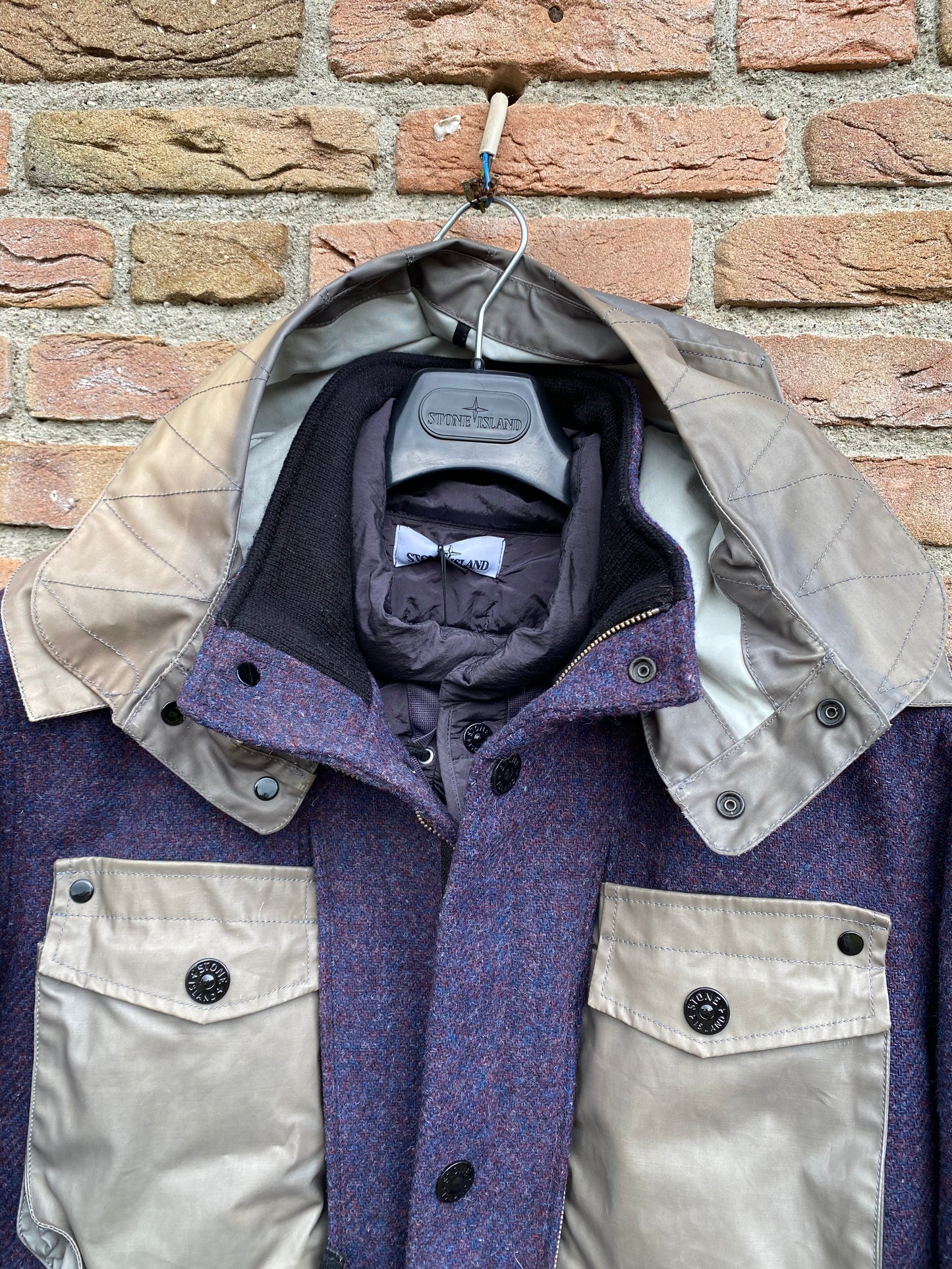 Stone Island Harris Tweed Jacke - L