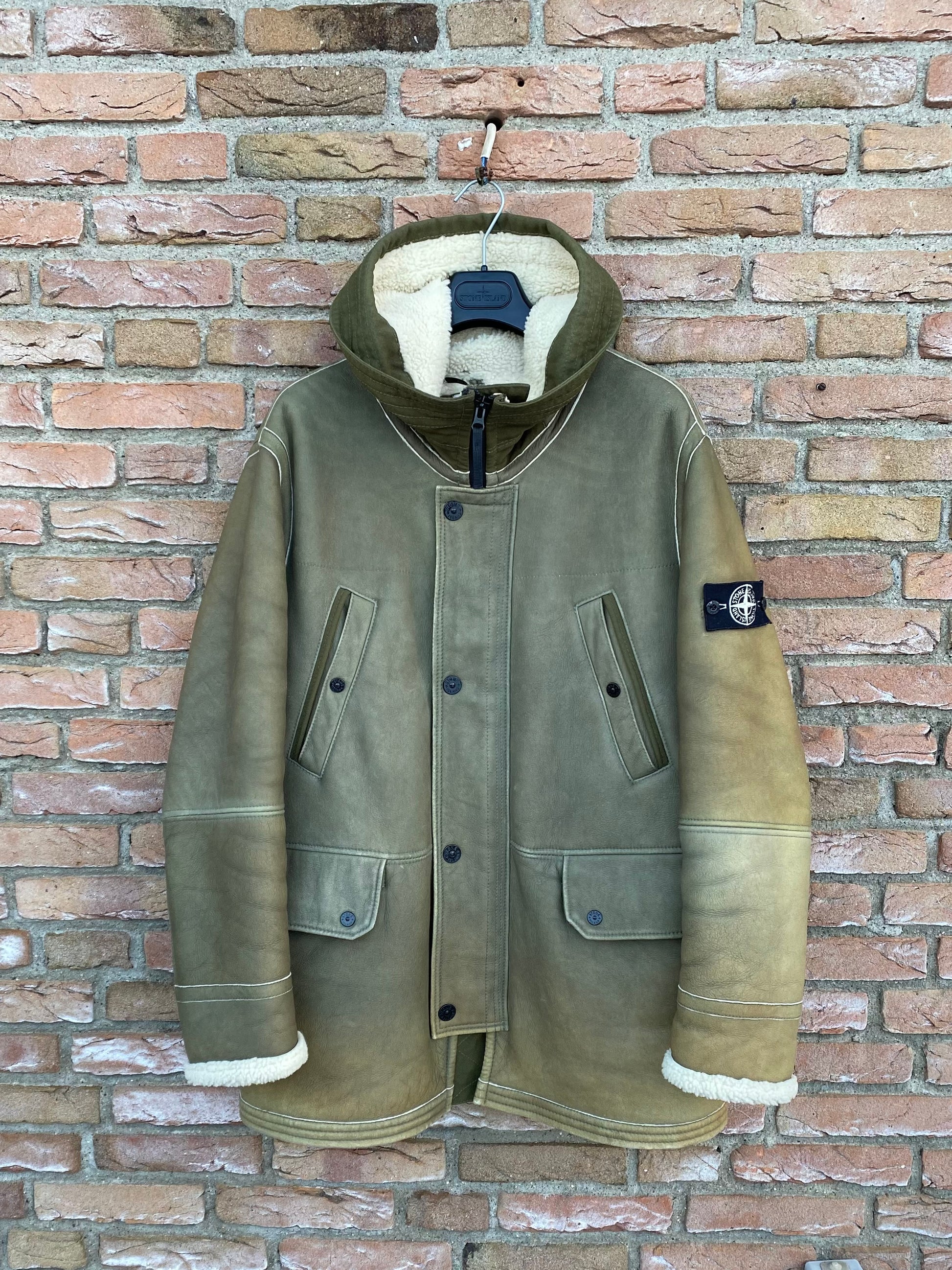 Stone Island Sheepskin Lederjacke XL1