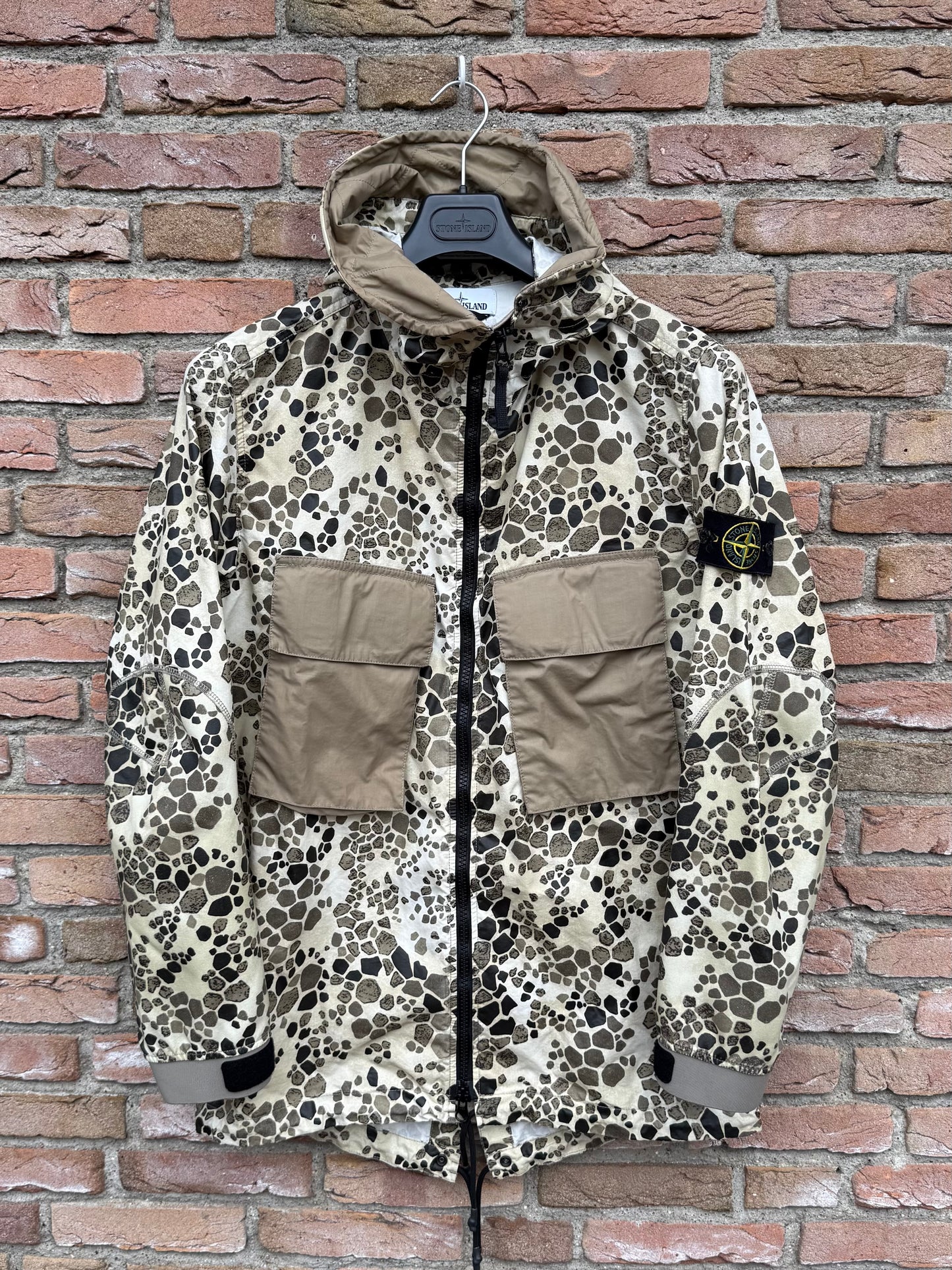Stone Island Alligator Camo Light Cotton/Nylon Rep Jacket - M
