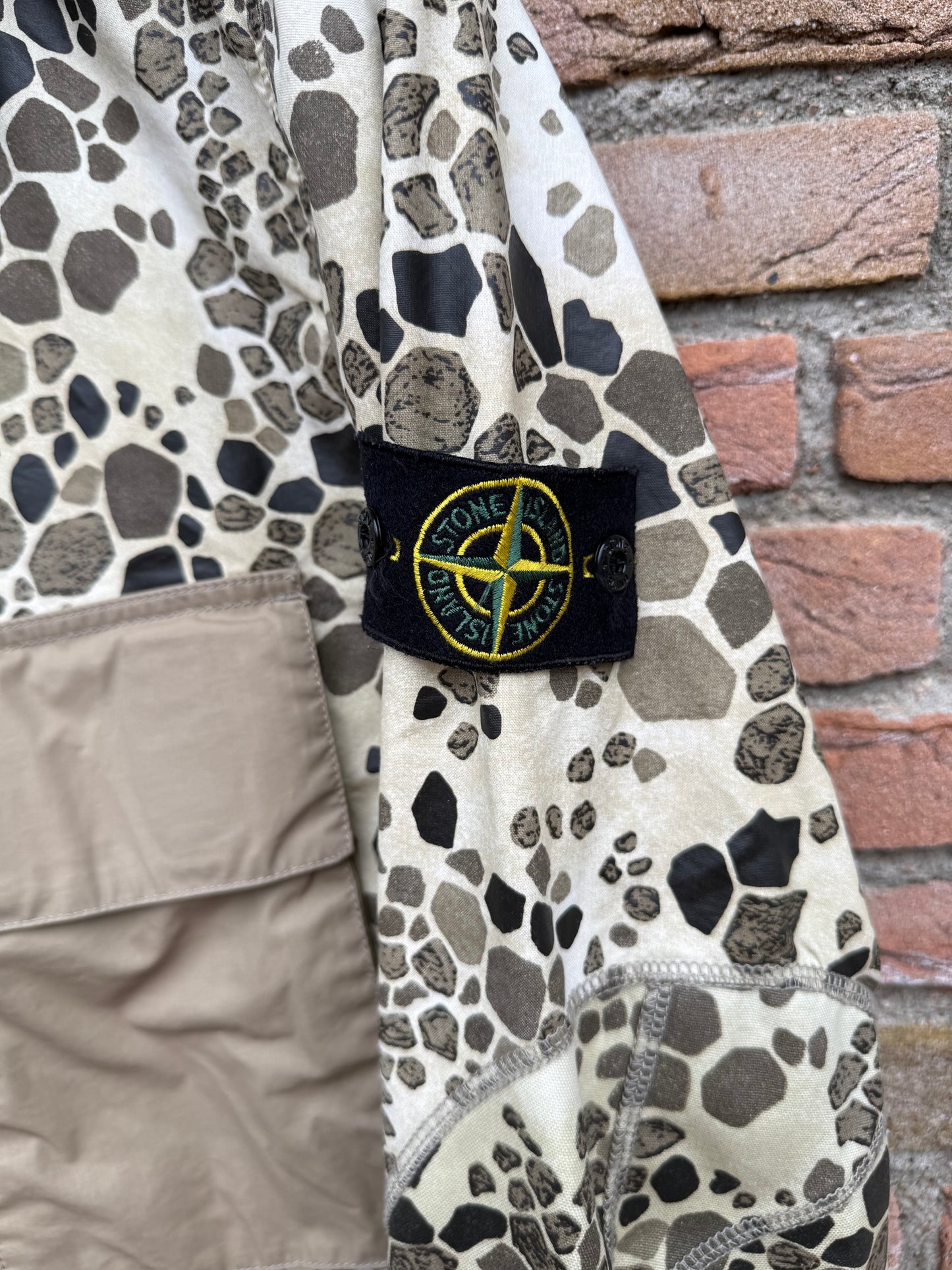 Stone Island Alligator Camo Light Cotton/Nylon Rep Jacket - M