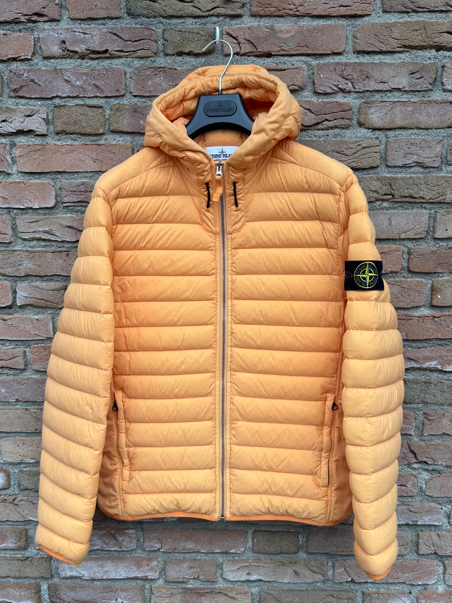 Stone Island Loom Woven Down Chambers Stretch Nylon-TC Jacket - M