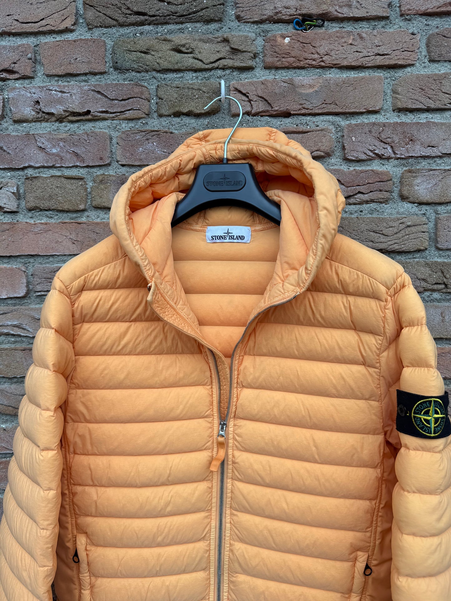 Stone Island Loom Woven Down Chambers Stretch Nylon-TC Jacket - M