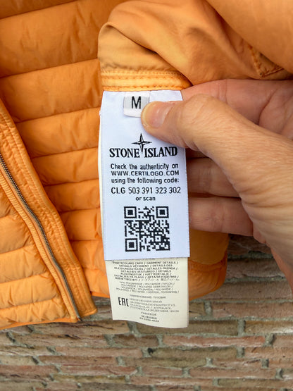 Stone Island Loom Woven Down Chambers Stretch Nylon-TC Jacket - M