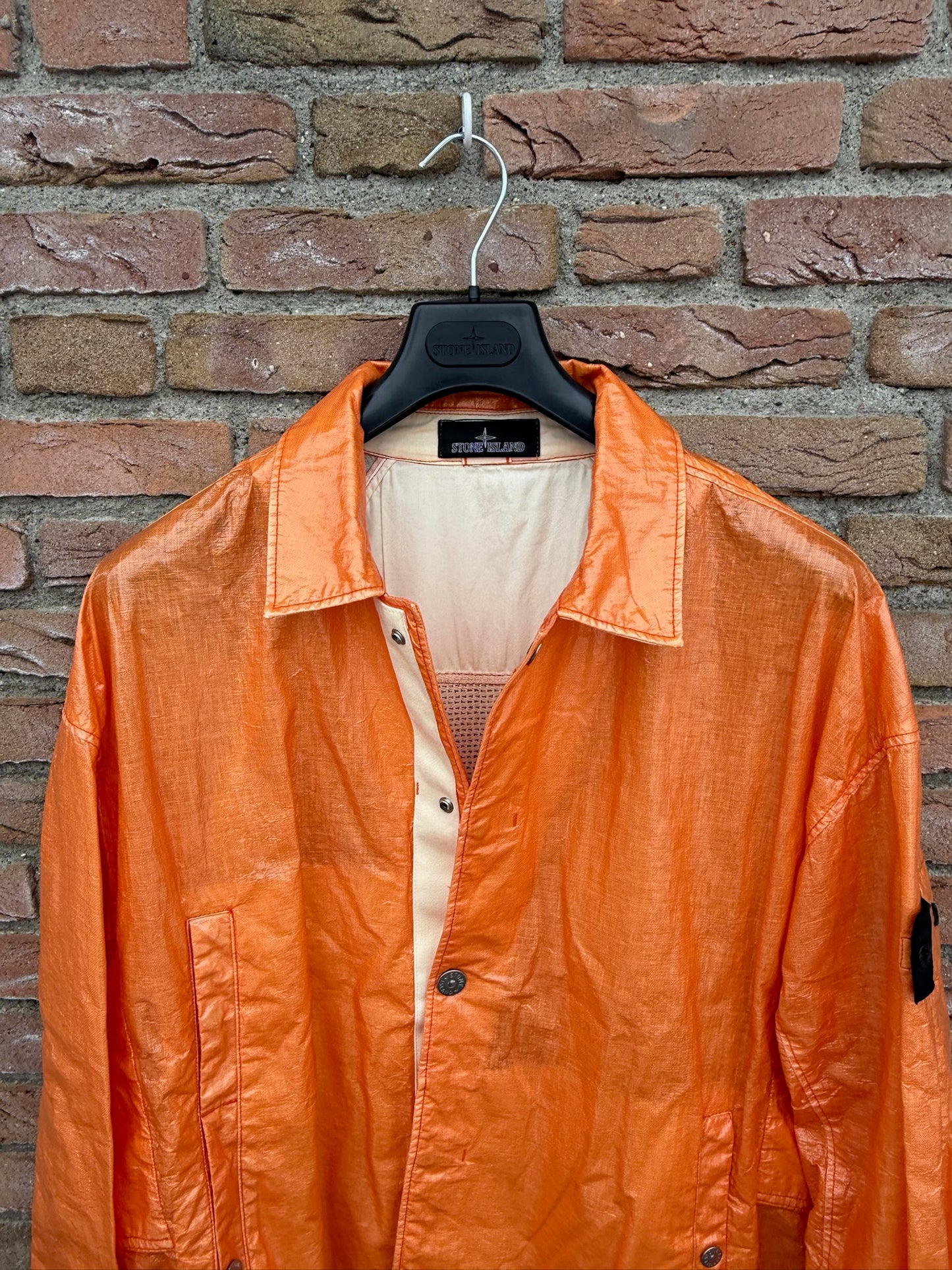 Stone Island Shadow Project Glass Linen-TC Jacket - XXL