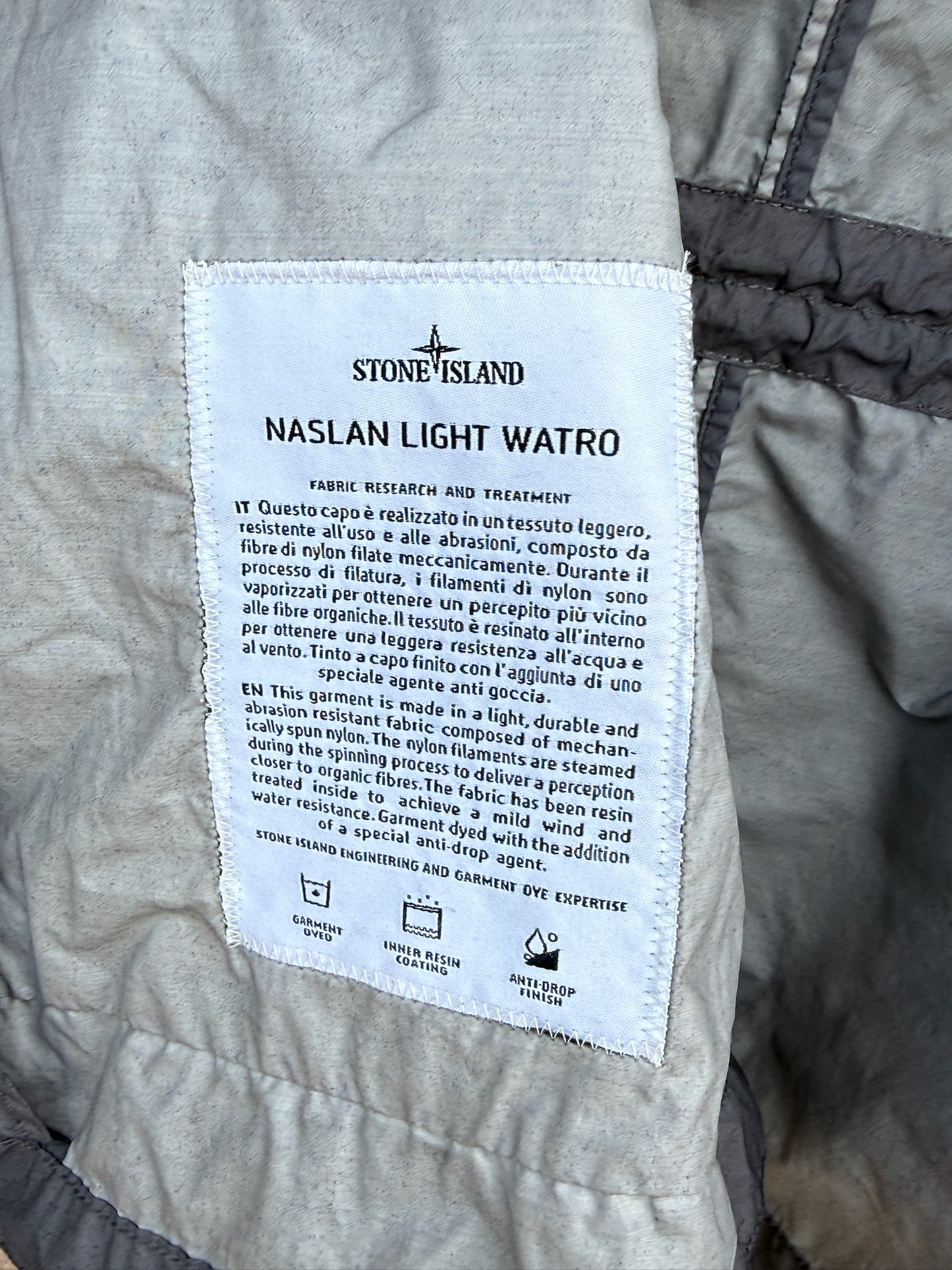 Stone Island Naslan Light Watro Jacket - M