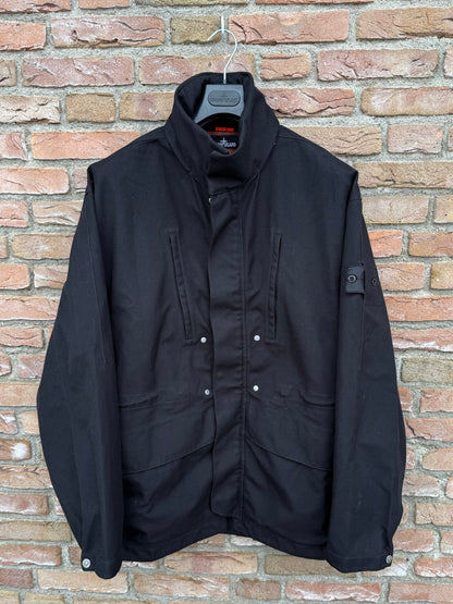 Stone Island Shadow Project Poly Wool Diagonal 3L Jacket - L