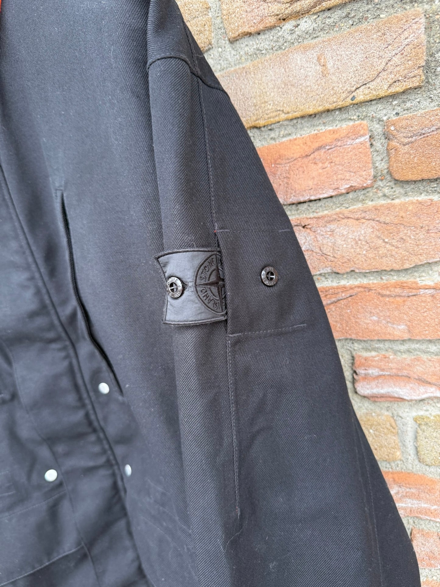 Stone Island Shadow Project Poly Wool Diagonal 3L Jacket - L
