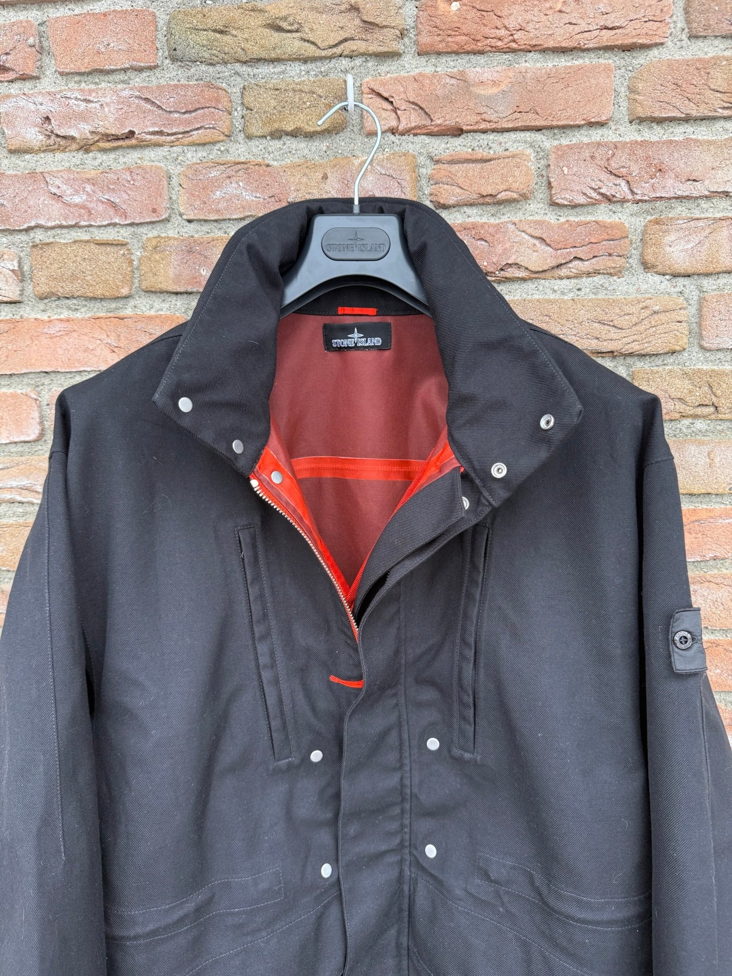 Stone Island Shadow Project Poly Wool Diagonal 3L Jacket - L