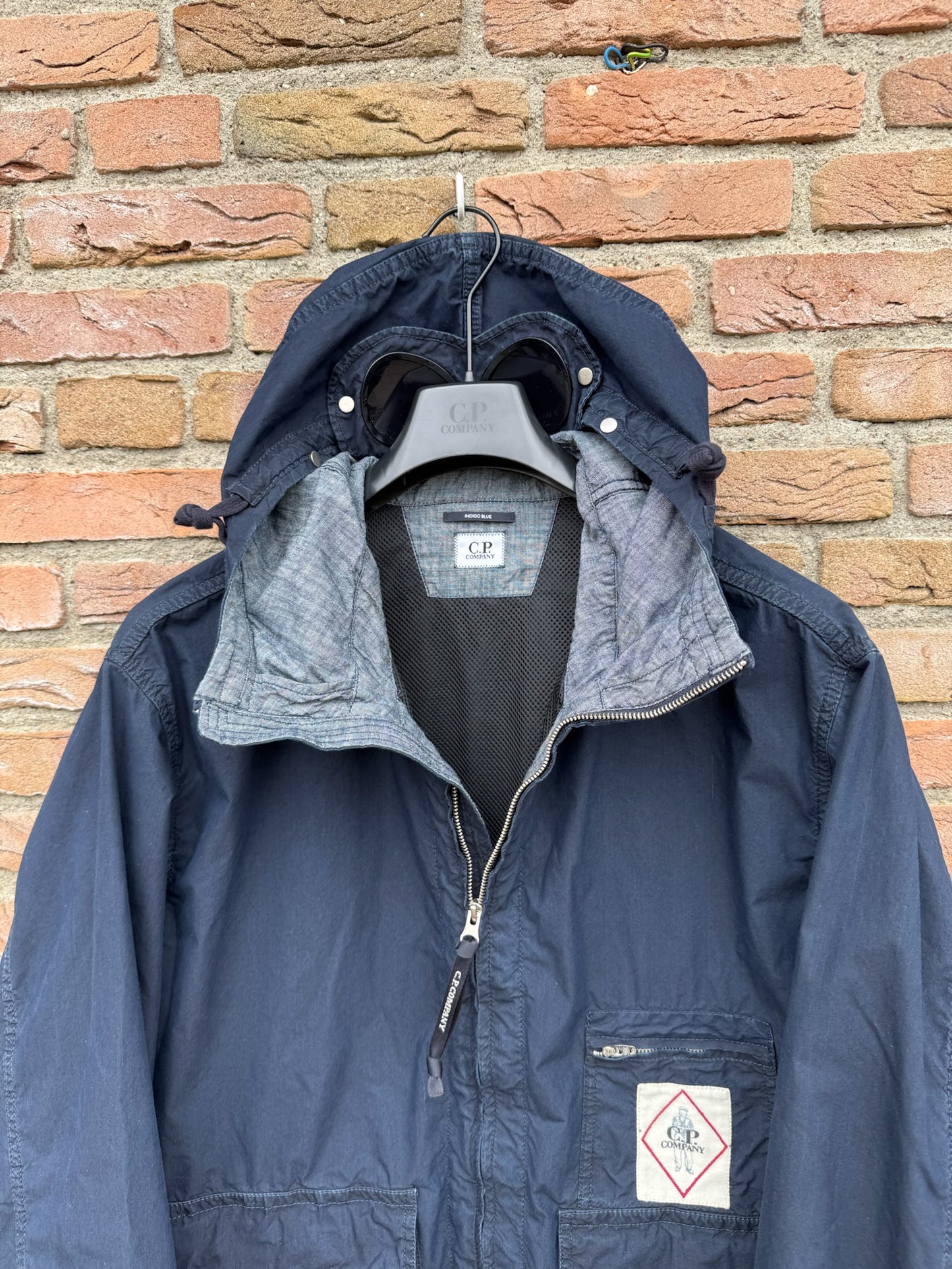 C.P. Company 50 Fili Indigo Goggle Jacket - L