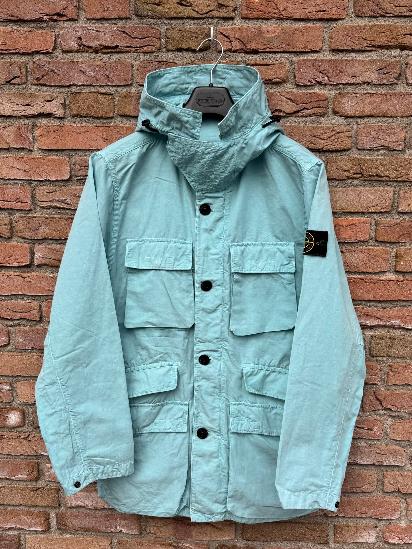 Stone Island Tela Cotone Lino Fiammato-TC Jacket - L