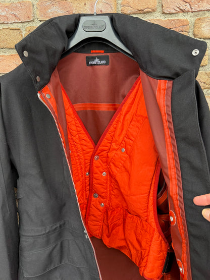 Stone Island Shadow Project Poly Wool Diagonal 3L Jacket - L