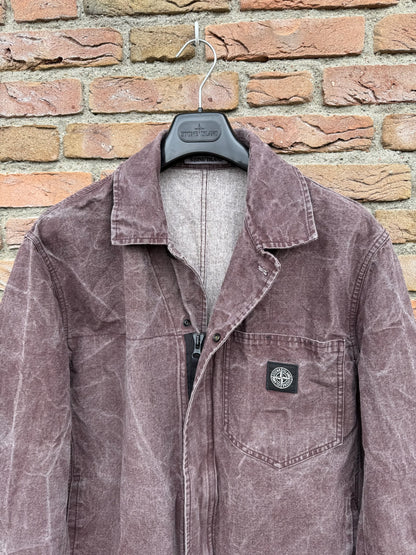 Stone Island Panama Placcato Overshirt - XXL