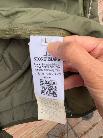Stone Island Loom Woven Down Jacket - L