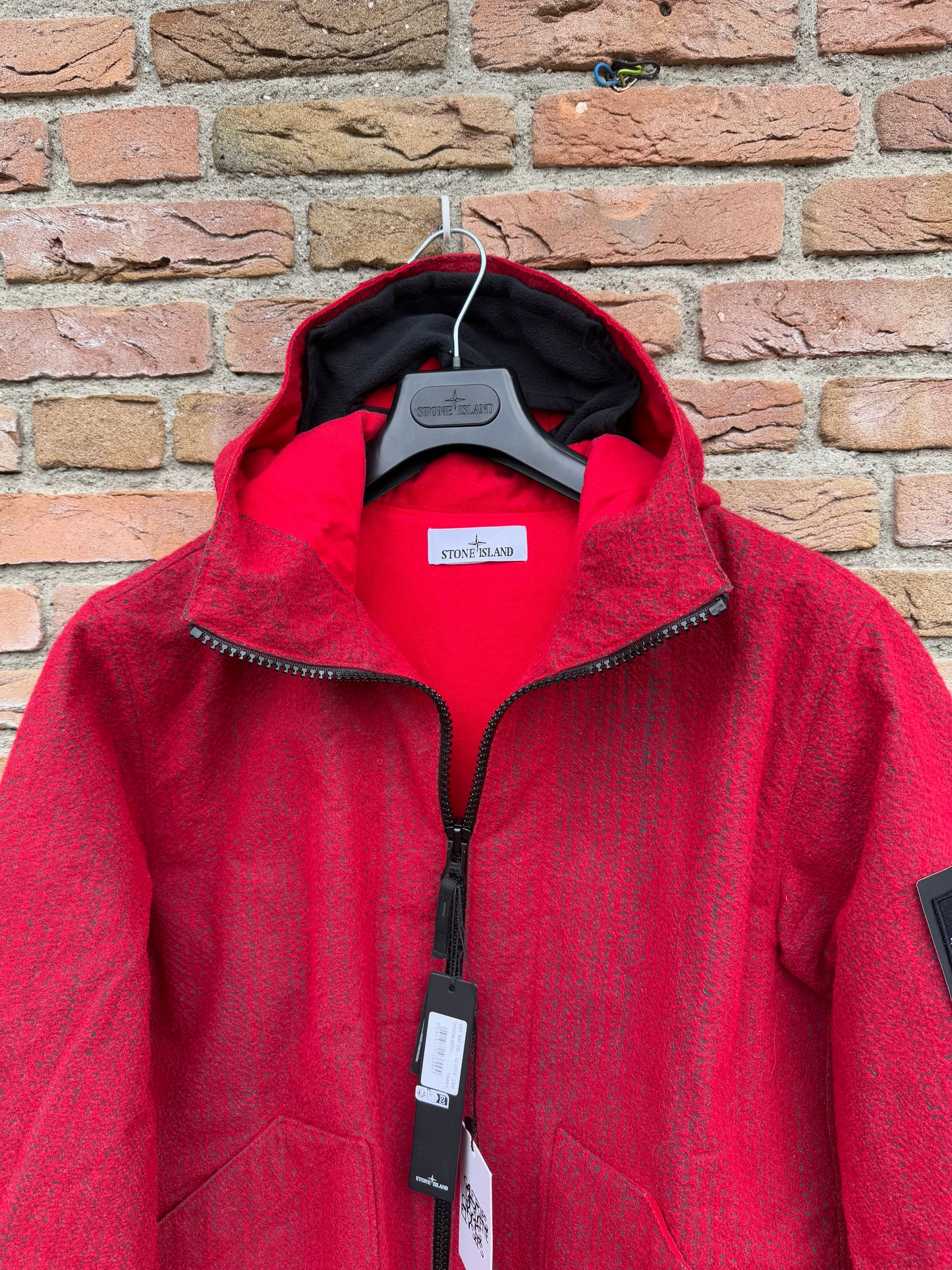 Stone Island Needle Punched Reflective Jacket - L