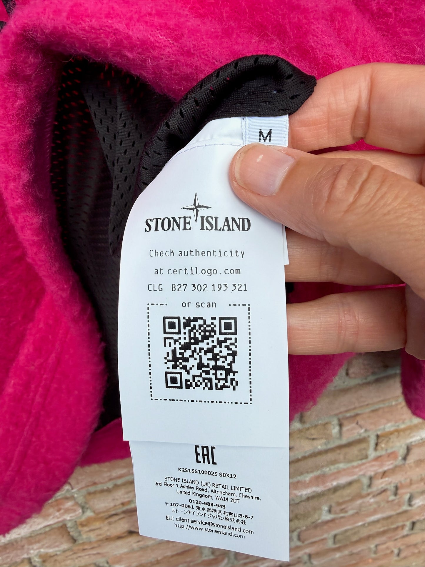 Stone Island Marina Fleece Zip Pullover - M