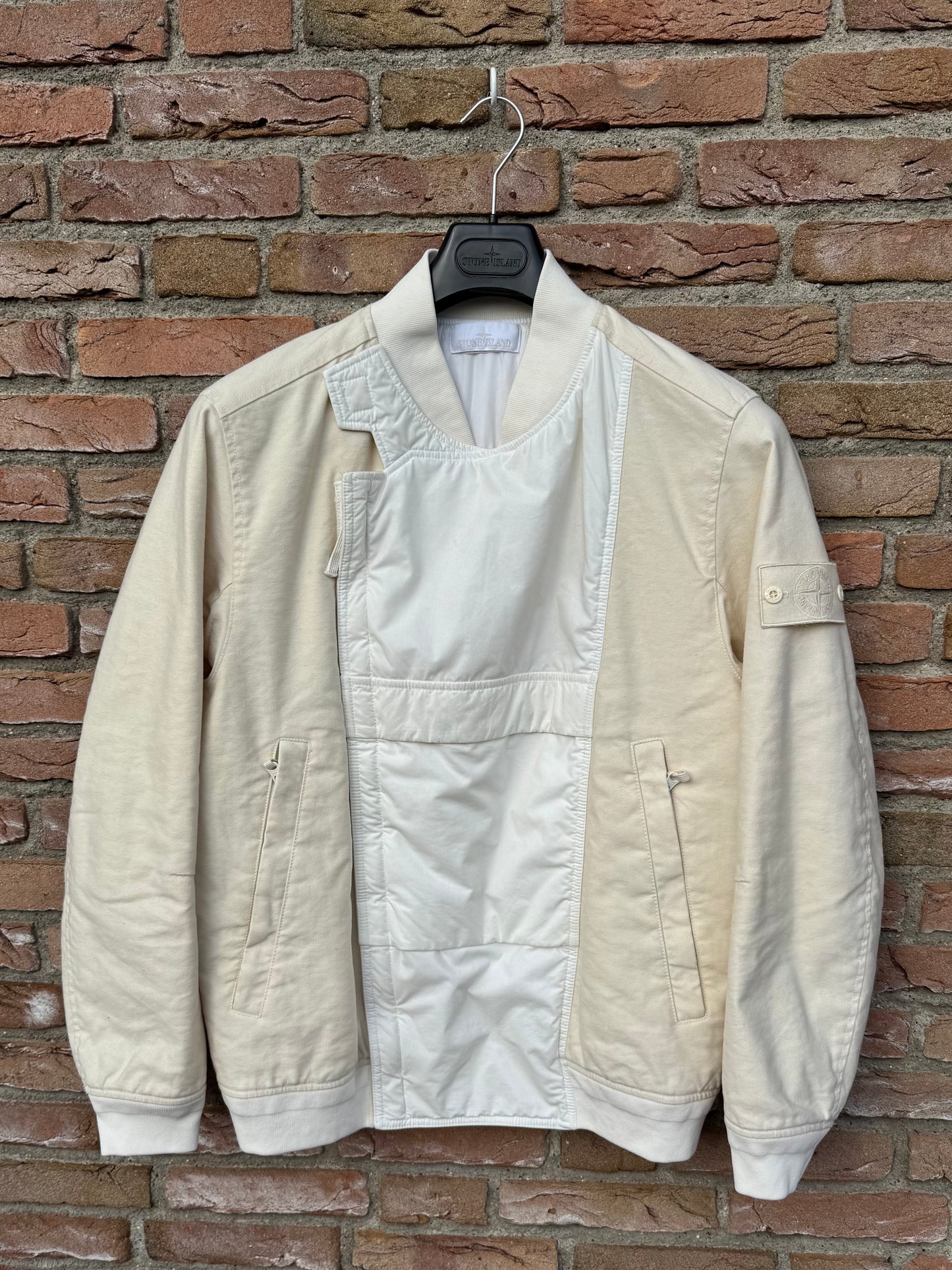 Stone Island Mil Spec Diagonal Wool Ghost Jacket - L