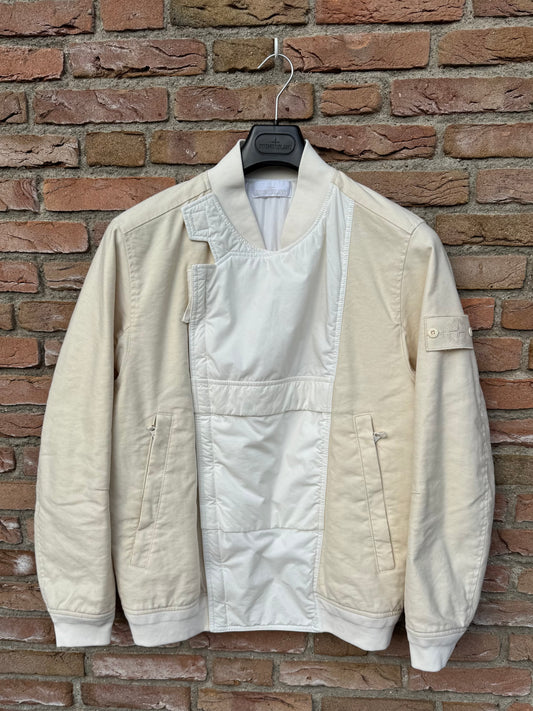 Stone Island Mil Spec Diagonal Wool Ghost Jacket - L