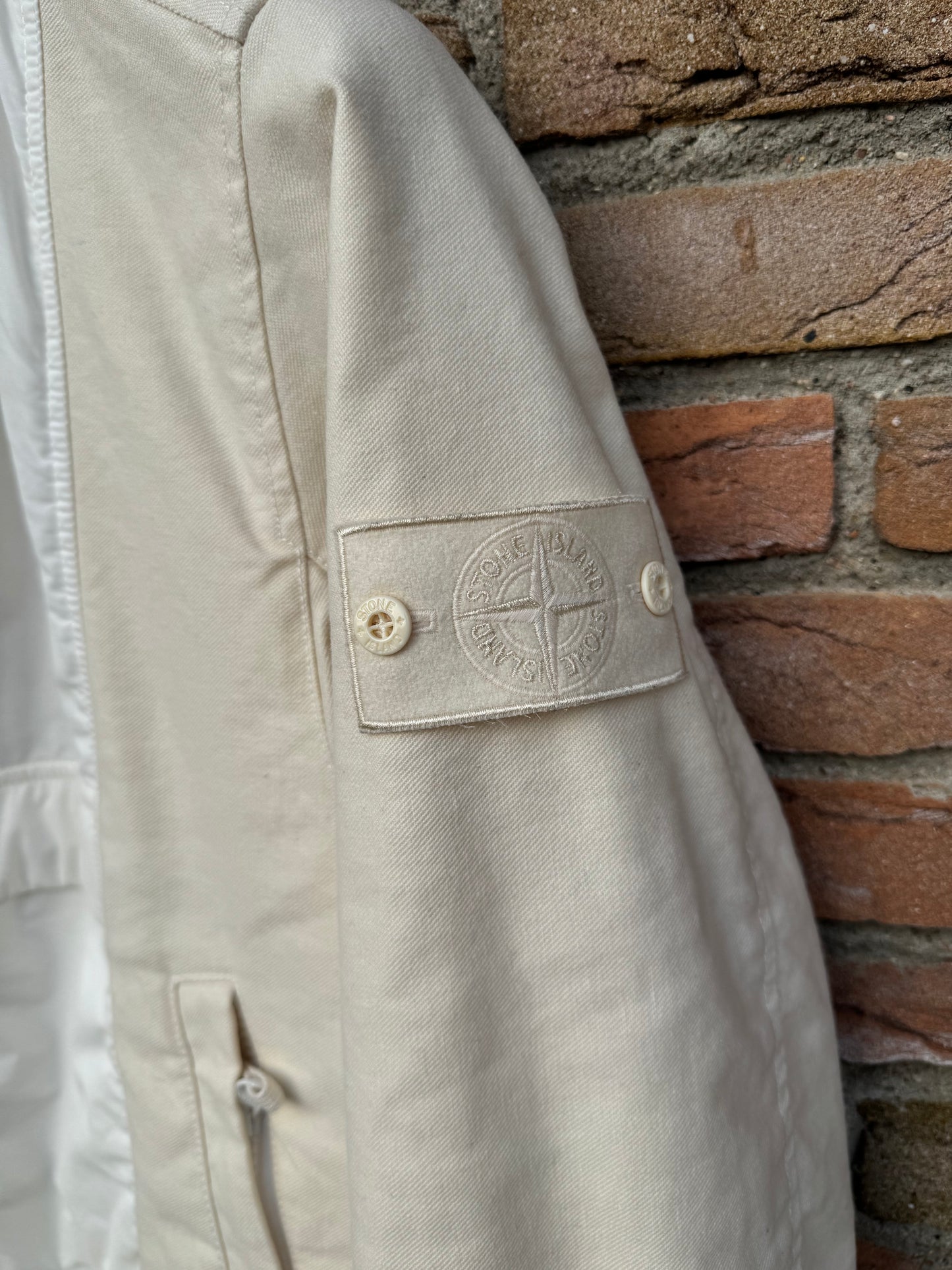 Stone Island Mil Spec Diagonal Wool Ghost Jacket - L