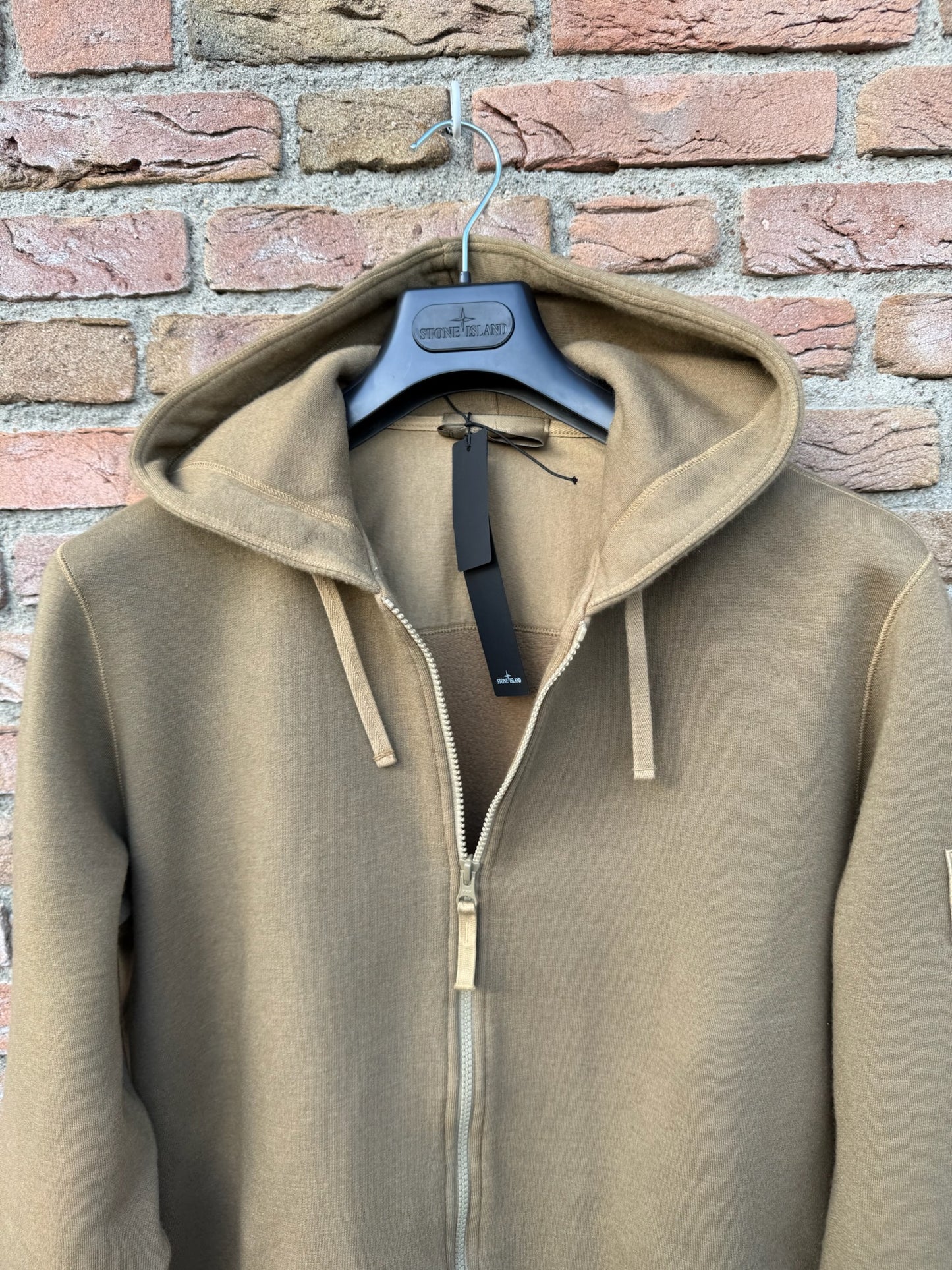 Stone Island Ghost Zipped Hoodie - M