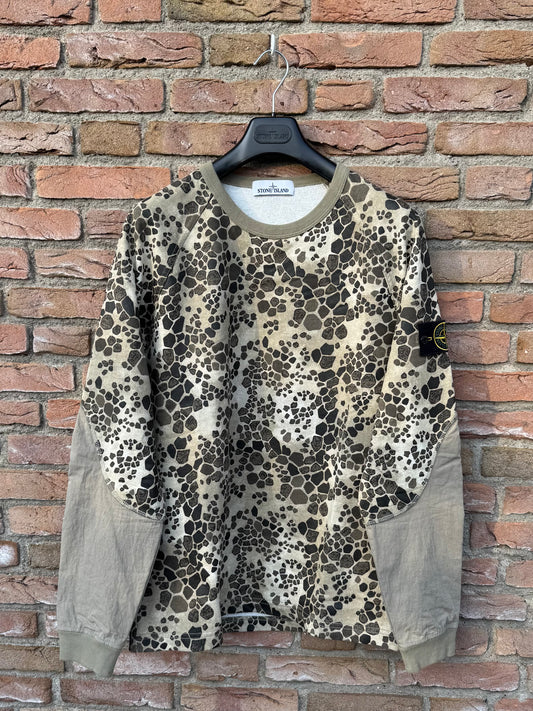Stone Island Alligator Camo Sweatshirt - L