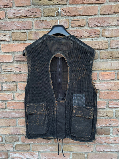 Stone Island Ripstop + Cotton Mesh Off-Dye OVD Gilet - M