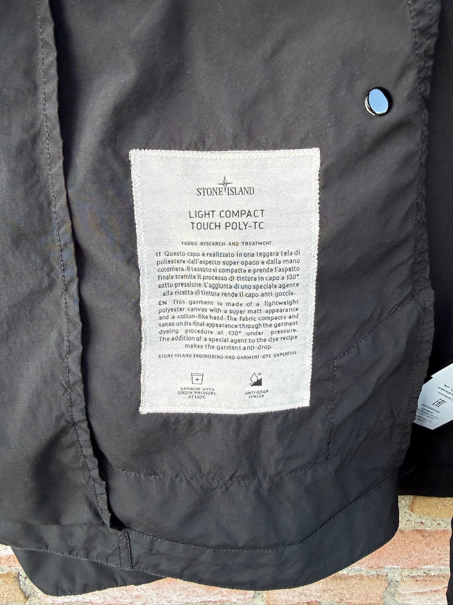 Stone Island Light Compact Touch Poly-TC Jacket - L