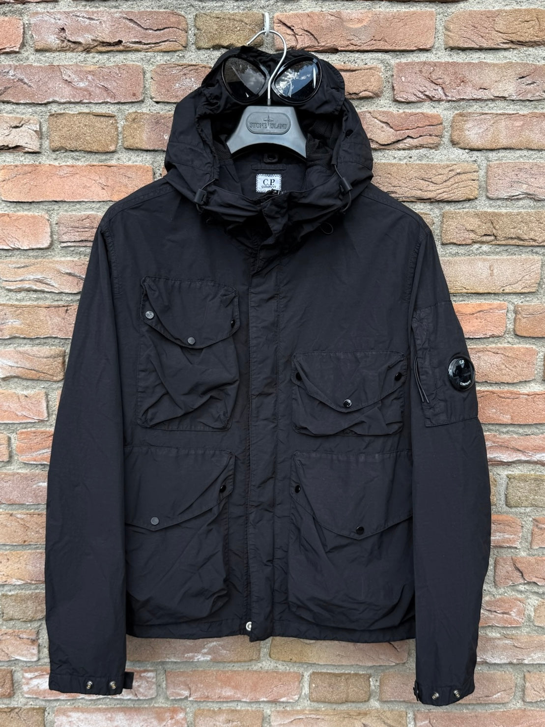 C.P. Company Flatt Nylon Goggle Jacket - XS