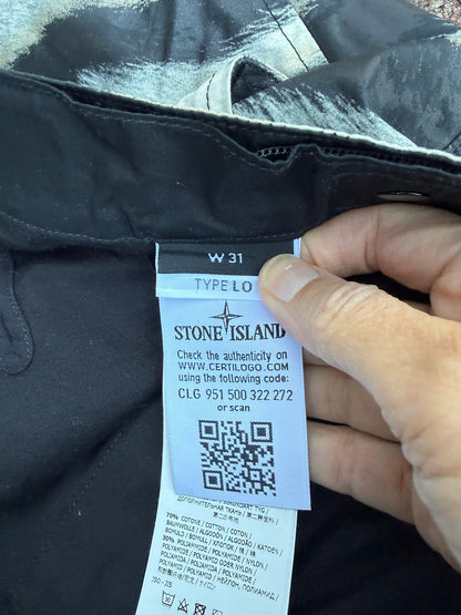 Stone Island White Tiger Camo Trousers - W31
