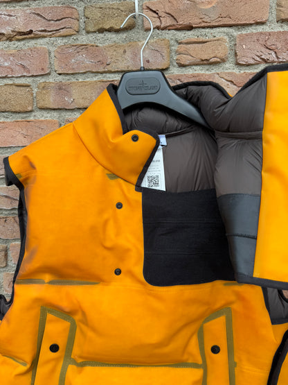 Stone Island Poly Strata Ice Jacket Down Gilet - L