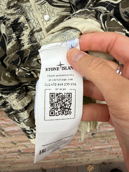 Stone Island Shadow Project Guayabera Shirt - L