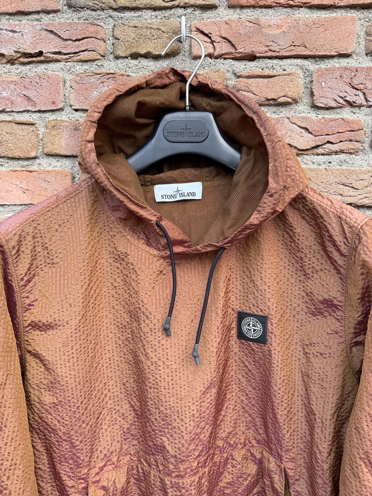 Stone Island Poly Colour Frame Hoodie - M