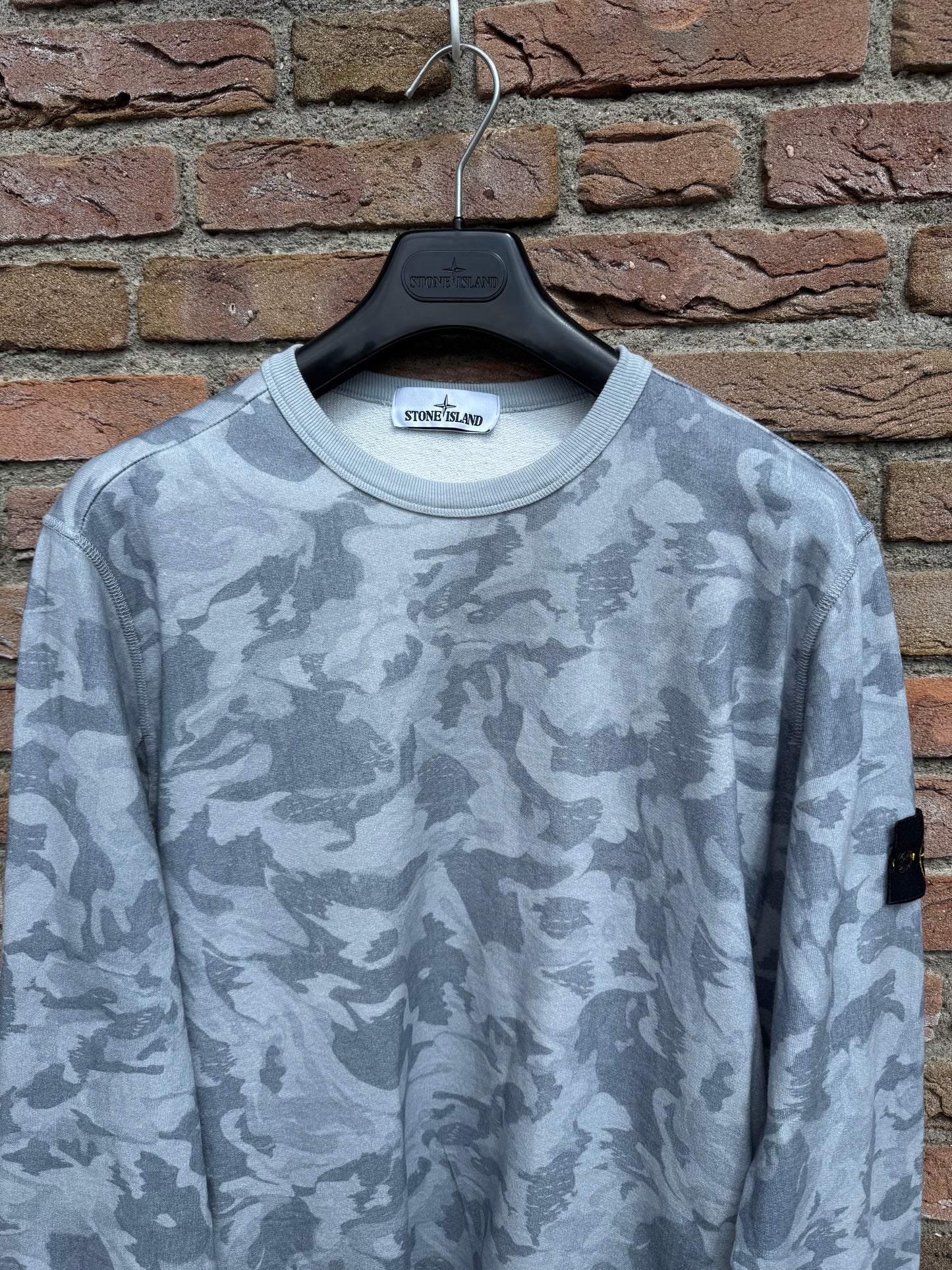 Stone Island Big Loom Camo Sweatshirt - L