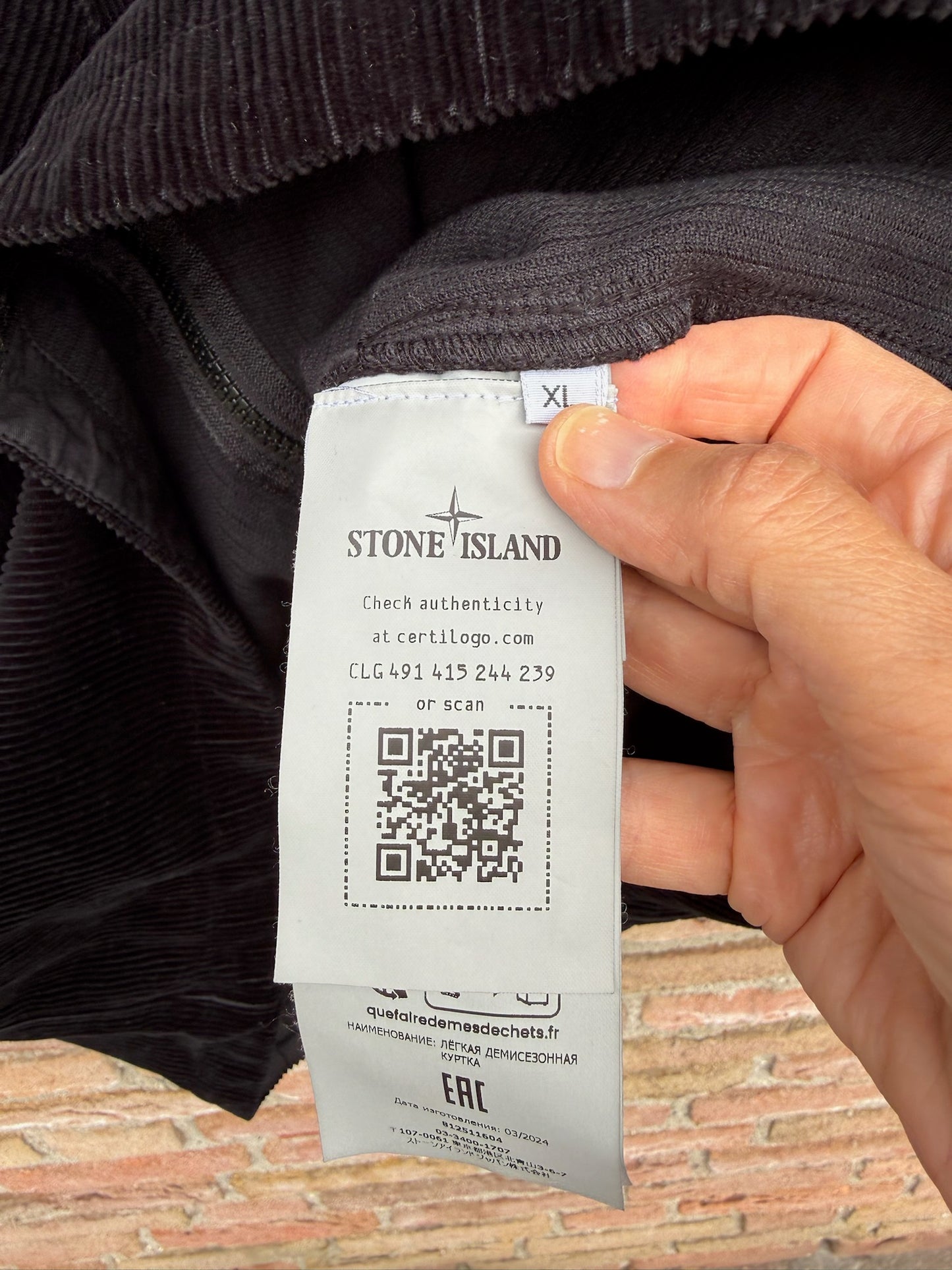 Stone Island Corduroy Overshirt - XL